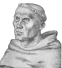 Drawing of Martin Luther