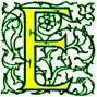 Illuminated letter E