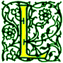 Illuminated letter L