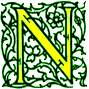 Illuminated letter N