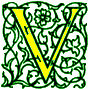 Illuminated letter V