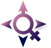 combine Mars and Venus symbol for transsexuality