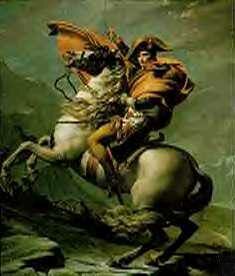 Napoleon on horseback